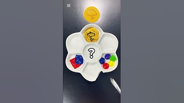 Can you guess the mixed color of squid game 2 #satisfying #colormixing #squidgame2 #shorts