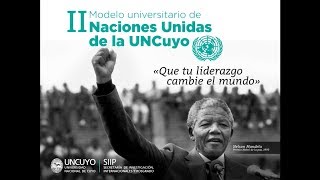 Capacitaciones Modelo de Naciones Unidas UNCUYO ...
