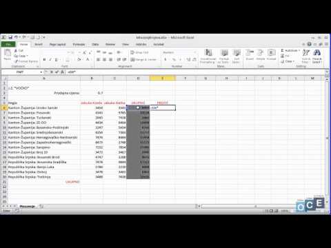 Video: Kako Množiti U Excelu