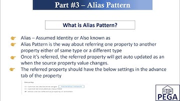 #PEGA Data Access Pattern Part #4 - #AliasPattern