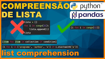 ENTENDA Compreensão de lista no Python - List comprehension