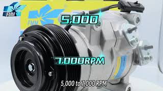#accompressor Dodge Journey 3.6L V6 6SEU16C AC Compressor 6PK 120MM – Replaces OEM 68084914AF