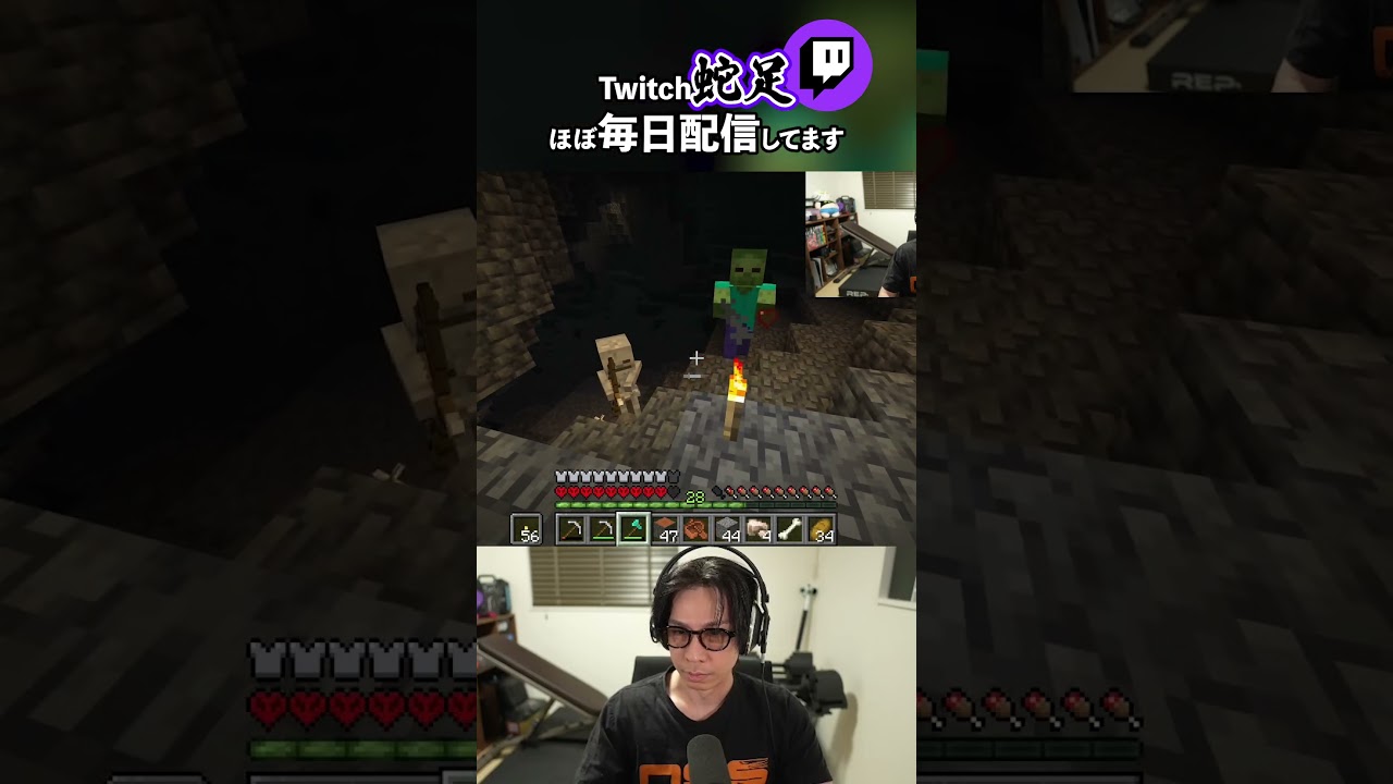 【2世代目】ハードコアエンドラチャレンジ！！ #minecraft #minecraftshorts  #蛇足 #切り抜き #shorts