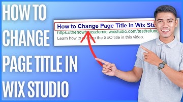 How to Change Page Title in Wix Studio [Quick Guide]