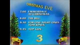 Christmas Eve on Channel 3 North East ITV 1996 line up