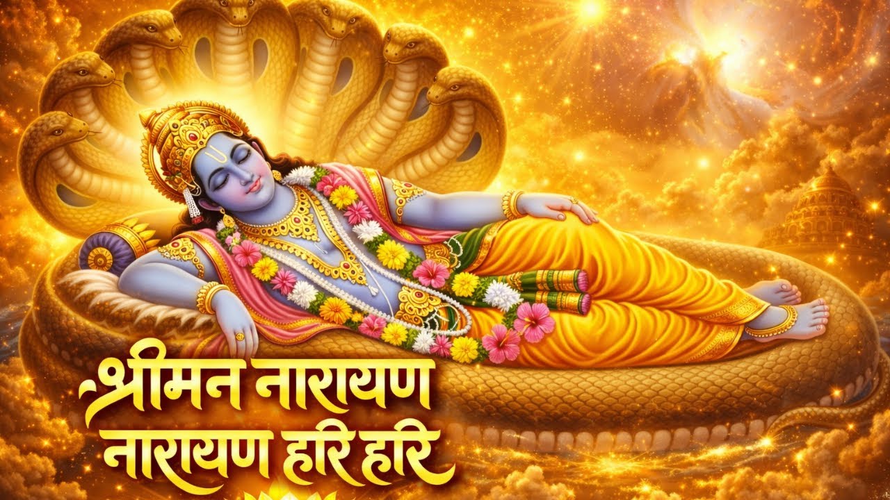 श्रीमन नारायण नारायण हरि हरि 🙏 | Powerful Vishnu Bhajan | Peaceful Divine Chant | Bhakti Song