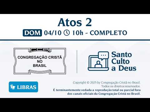 Holy Worship to God (ASL) – SUN - 04/10/2026 10:00 AM - Acts 2
