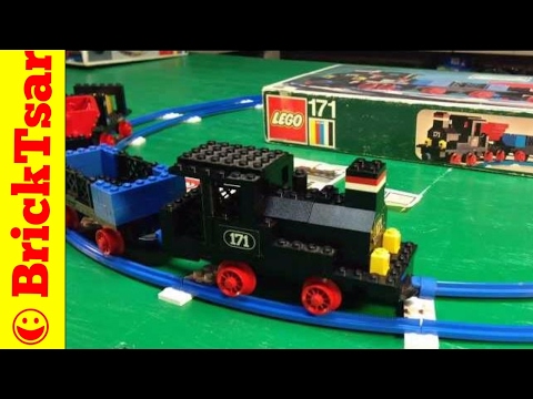 YouTube thumbnail: Vintage LEGO 171 Train Set without motor from 1972