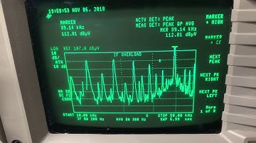 Equinox 800 Spectrum Analyzer in Noise Cancel