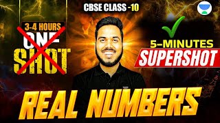 5-Minute Supershot Revision - Real Number Class 10 CBSE Math Chapter 1 | Abhinay Rai