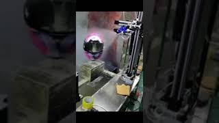 Small type three axis spray paint machine for helmet