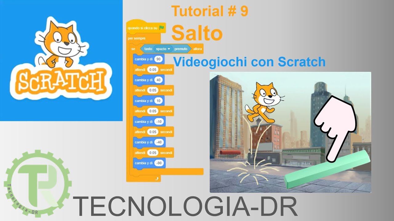 Salto - Videogiochi con Scratch - Tutorial 9 - YouTube