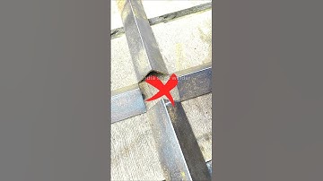 basic knowledge for angle iron new connection techniques that not many welders in the world #diy