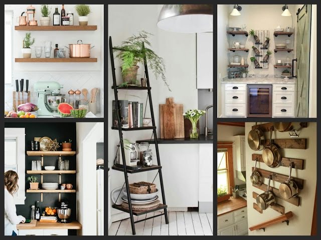 Decora Hogar: 10 IDEAS DE ESTANTES ABIERTOS PARA COCINAS. Vídeo   Industrial kitchen design, Open kitchen shelves, Kitchen inspirations