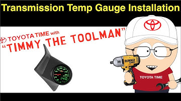 Transmission Temperature Gauge Installation