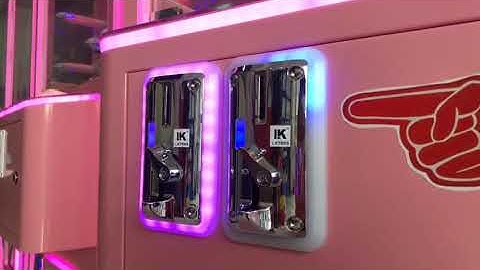 Arcade game coin acceptor and LED frame