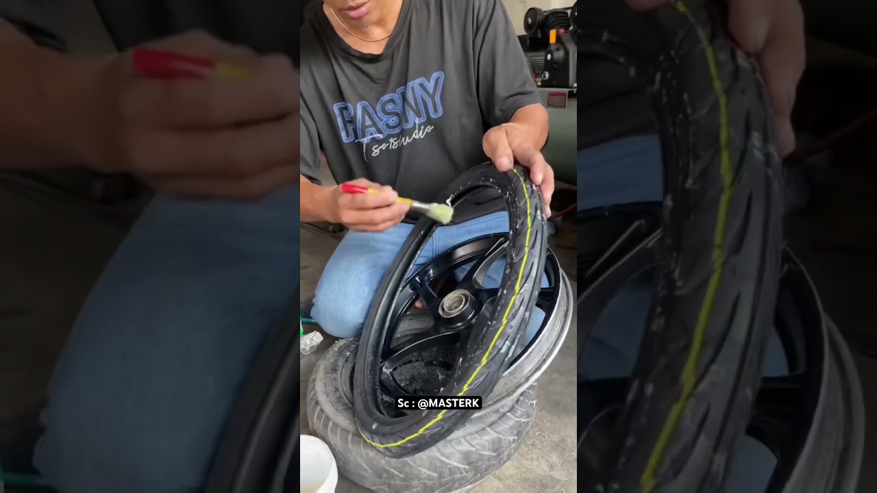 Pasang ban kecil pada velg standar 