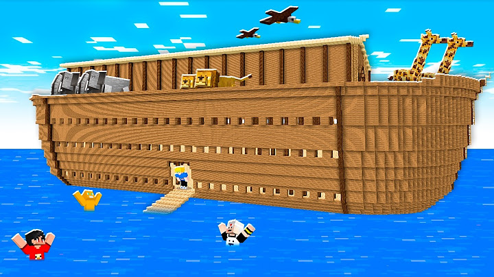 CRIEI uma ARCA DE NOÉ para SALVAR meus AMIGOS no Minecraft!