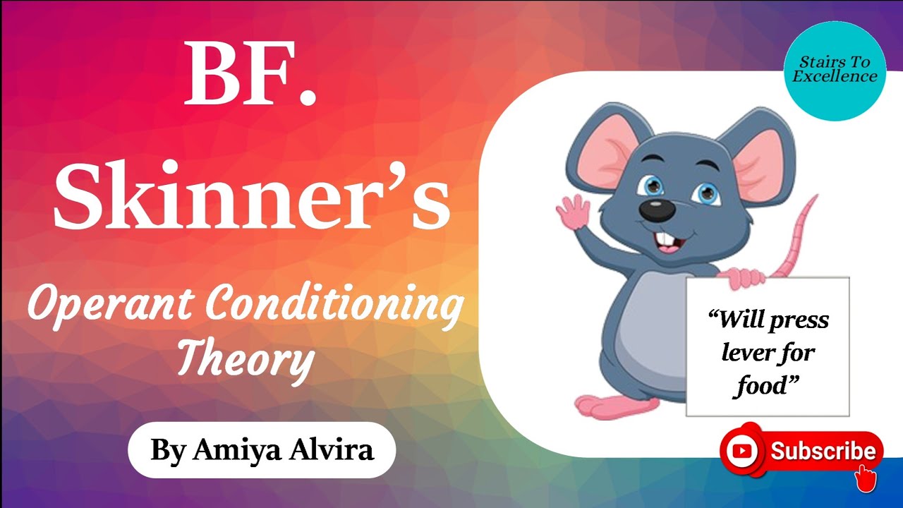 Operant Conditioning Theory  Skinner | Behaviourist Theory | Learning  & Teaching | Amiya Alvira - YouTube