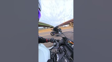 Tuned 2025 ZX6R (Shoots Flames! Left) vs stock 2025 ZX6R with slip on and midpipe (Right) #zx6r