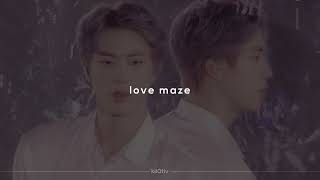 bts - love maze (sped up + reverb)