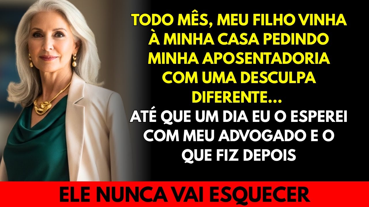 Meu filho pedia minha aposentadoria todo mês... até que um dia o esperei com meu advogado.
