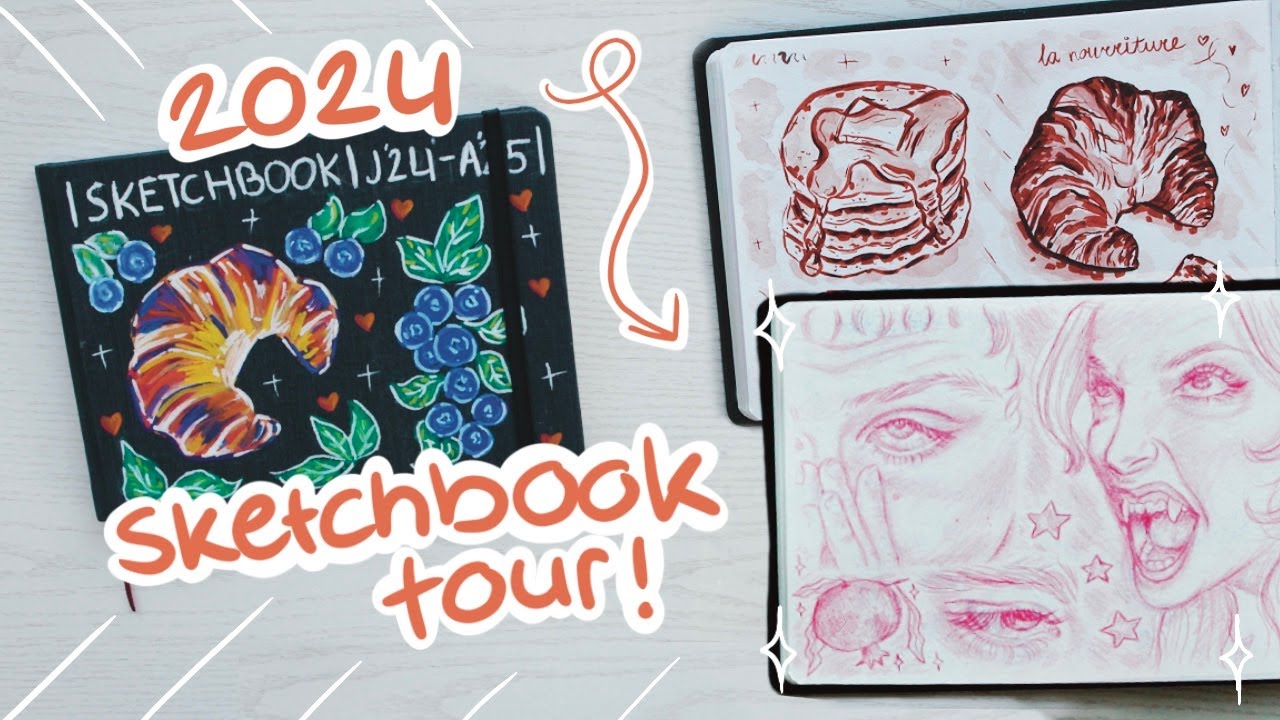 my favourite sketchbook yet?! | sketchbook tour - YouTube