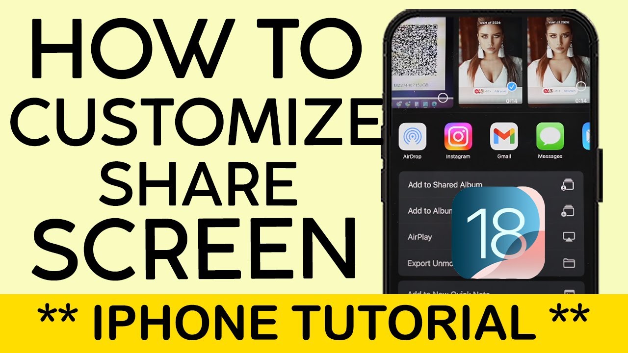 How to Customize The Share Sheet on iPhone 2025 - YouTube