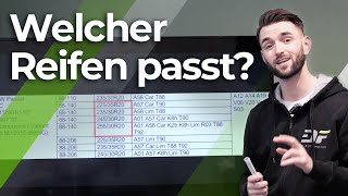 Welche Reifengröße auf welche Felge?