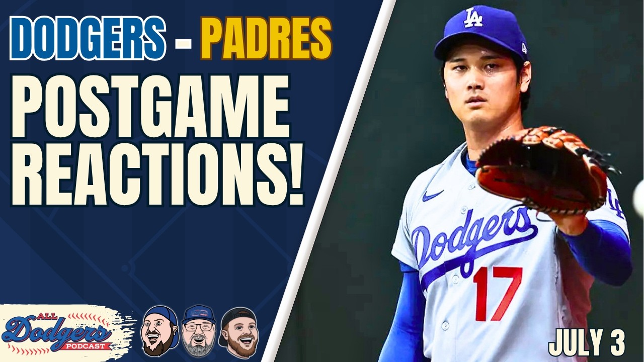 Dodgers Slam Padres! Shohei Ohtani Exits with Injury | Postgame Recap and News!