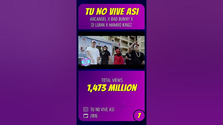 BAD BUNNY Music Videos on YouTube! Top 10 Most Viewed Hits