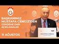 Başkanımız Mustafa Cengiz'den gündeme dair açıklamalar