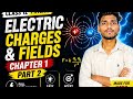 Electric Charges & Fields Part 2 ⚡ | Class 12 Physics | Charge, Types & Properties (Hinglish)