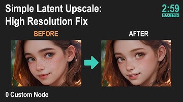 🟢EN: SD1.5 Simple Latent Upscale: High Resolution Fix