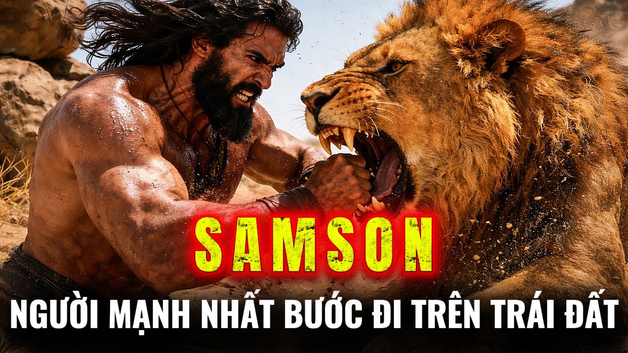 Người Mạnh Nhất Lịch Sử Kinh Thánh, Samson Xé Sư Tử Bằng Tay Không – Cái Kết Sốc Đến Không Tin Nổi!