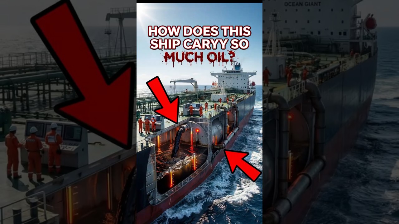 How Oil Tankers Carry Millions of Litres of Fuel Without Spilling a Drop! 😱 