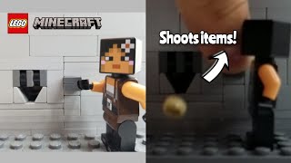 WORKING Lego Minecraft DROPPER TUTORIAL!!!! drops items!