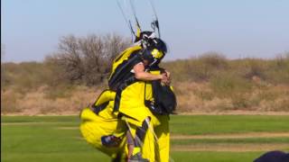 Head to Head Wingsuit Slalom Racing   Red Bull Aces 2016