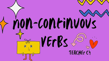Non-Continuous Verbs 📚