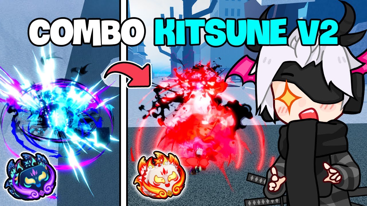 VinhTheGamer Dùng Trái KITSUNE Được Cập Nhật Skin Mới Để PvP Trong Blox Fruits...