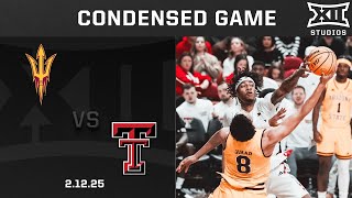 Arizona State vs. #12 Texas Tech Condensed Game | 2024-25 Big 12 Men's Basketball