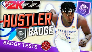 NBA 2K22 Best Defensive Badges : Hustler Badge 2K22 by 2K Lab
