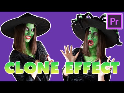 🎃 CLONE YOURSELF in Premiere Pro | Halloween Tutorial 🎃