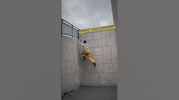 How to get up the high wall tutorial ! #parkourtutorial #wallrun