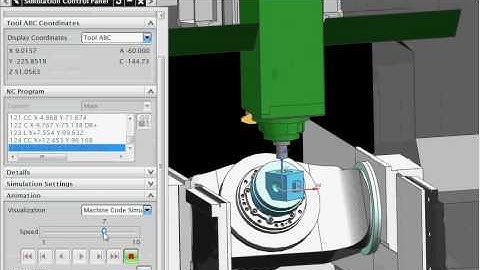 JANUS ENGINEERING - Simulation ISO machine DMG HSC55 Linear - Unigraphics NX7.5