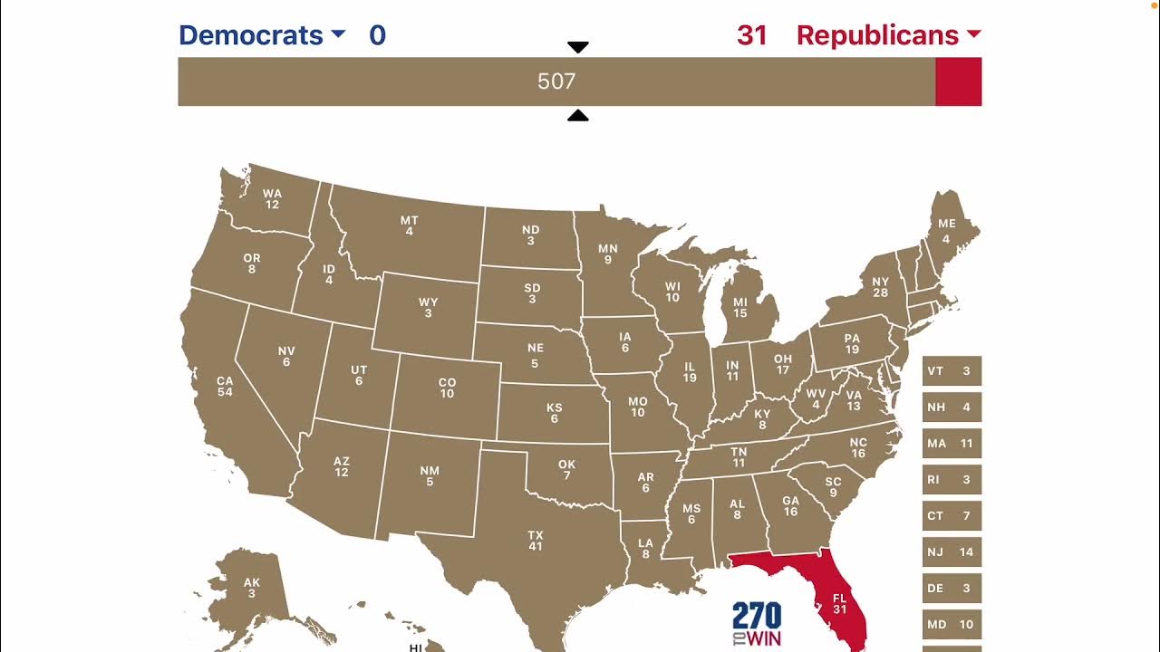 2024 Electoral Map Prediction YouTube