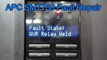 APC UPS SMT750 Relay Weld Fault Repair