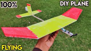 Flying Capacitor Powered Free Flight DIY Airplane | Capacitor Powered Plane