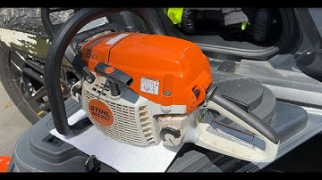 Trouble starting Stihl chainsaw? How to not flood the engine but start it with ease!