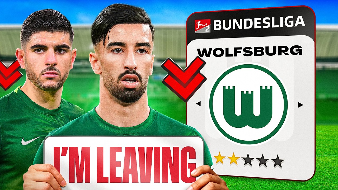 I Rebuild WOLFSBURG, RELEGATED & Losing BEST PLAYERS!